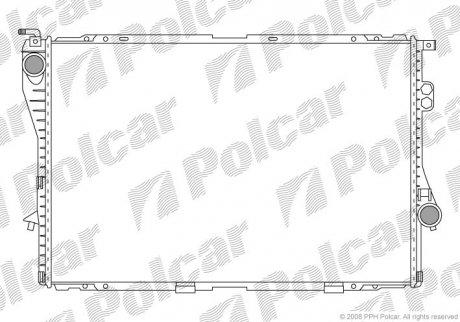 Радіатор охолодження Polcar 201608-4 (фото 1)