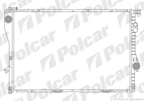 Радіатор охолодження Polcar 201608-6 (фото 1)