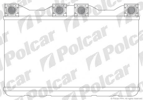 Радіатор обігріву Polcar 2022N8-1 (фото 1)
