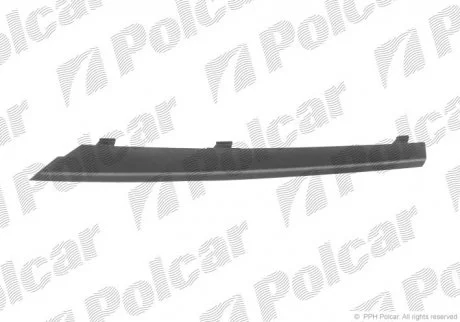 Накладка решетки бампера Polcar 204227-6