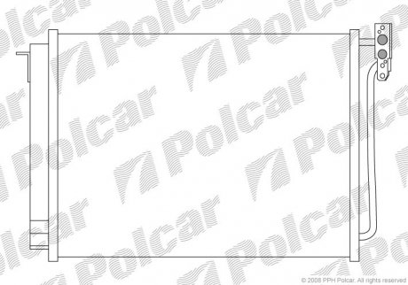 Радиаторы кондиционера Polcar 2050K8C1
