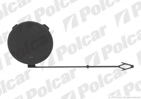 Заглушка крюка буксировки Polcar 205107-9
