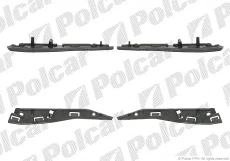 Кронштейн бампера лівий+правий Polcar 2308078