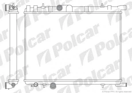 Радиаторы охлаждения Polcar 232808A2