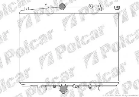 Радиаторы охлаждения Polcar 233208A4 (фото 1)