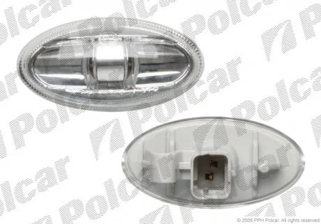 Фонарь указателя поворота боковой C/P 107/206/307/C3/XSARA Polcar 2333197E (фото 1)