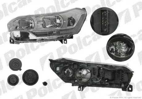 Фара основна Polcar 2334090E