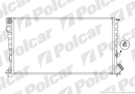 Радиатор охлаждения Polcar 235008-6