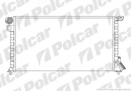 Радиаторы охлаждения Polcar 235008-A (фото 1)