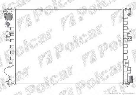 Радіатор Polcar 238008A2