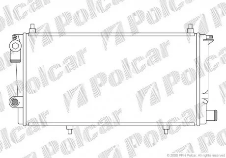 Радиаторы охлаждения Polcar 239008A5 (фото 1)