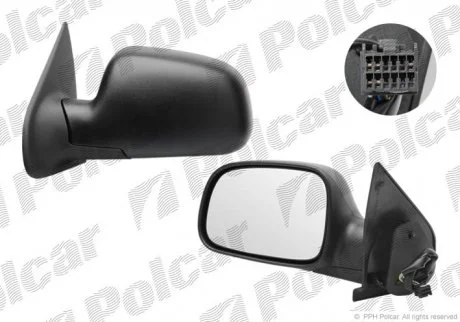 Дзеркало зовнішнє Polcar 240651-2