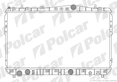 Радиаторы охлаждения Polcar 250508-2 (фото 1)