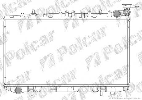 Радиаторы охлаждения Polcar 272808-1