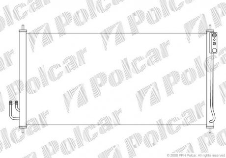 Радиаторы кондиционера Polcar 2748K8C1