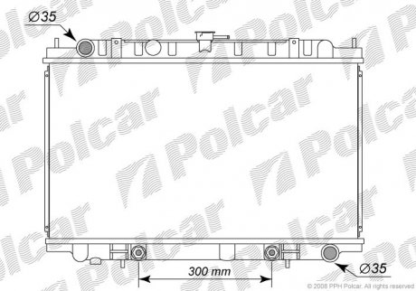 Радіатор охолодження Polcar 276108-2 (фото 1)