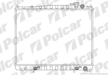 Радіатор охолодження Polcar 276908-3 (фото 1)