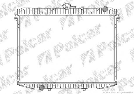 Радіатор охолодження Polcar 277008-2