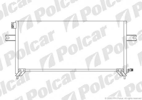 Радиаторы кондиционера Polcar 2796K8C1 (фото 1)