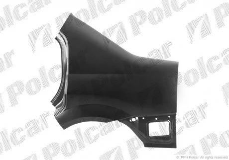 Крило заднє Polcar 280083-1