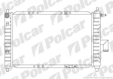Радіатор охолодження Polcar 290208-3 (фото 1)