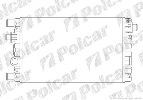 Радиаторы охлаждения Polcar 300208A1 (фото 1)