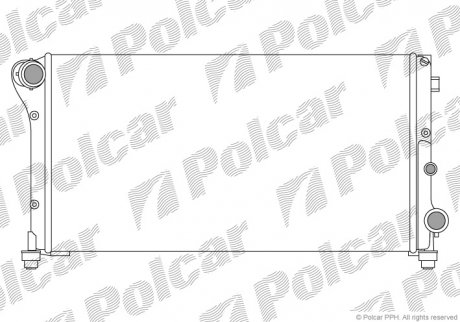 Радіатор охолодження Polcar 300308A3 (фото 1)