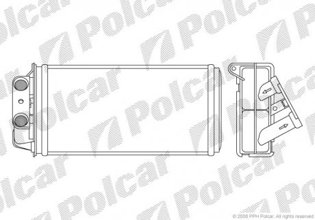 Радиатор обогрева Polcar 3005N8-2 (фото 1)