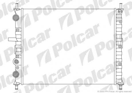 Радіатор охолодження Polcar 301808-3