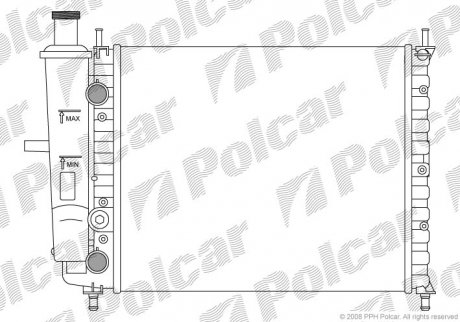 Радіатор охолодження Polcar 301808-5 (фото 1)