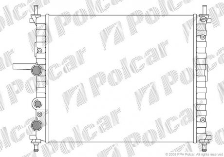 Радіатор охолодження Polcar 301808-9