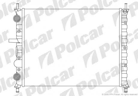 Радіатор охолодження Polcar 301908-5