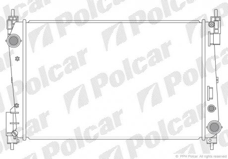 Радиаторы охлаждения Polcar 302408-1 (фото 1)