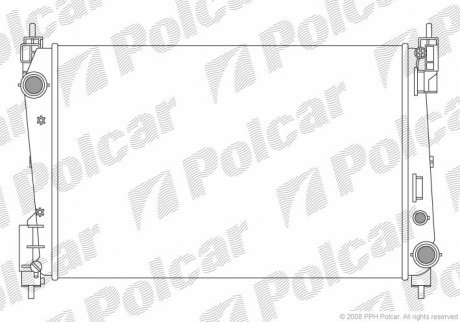 Радиаторы охлаждения Polcar 302408A1 (фото 1)