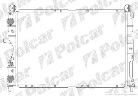 Радиаторы охлаждения Polcar 302608-3 (фото 1)