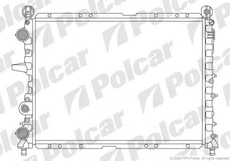 Радіатор охолодження Polcar 302608A5 (фото 1)