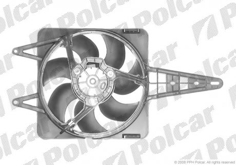 Вентилятор з корпусом / кронштейном Polcar 302623W2