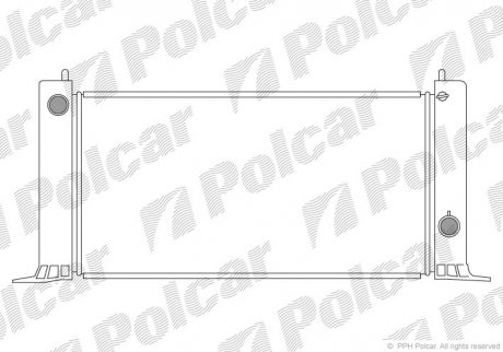 Радіатор охолодження Polcar 3030082X