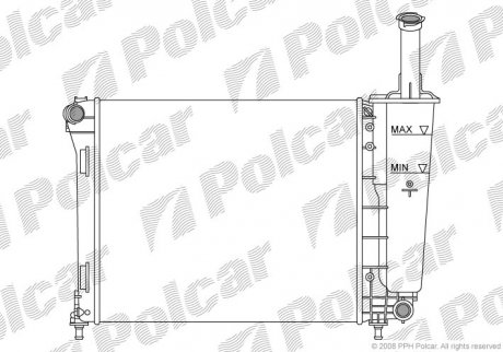 Радиатор охлаждения Polcar 3035081X