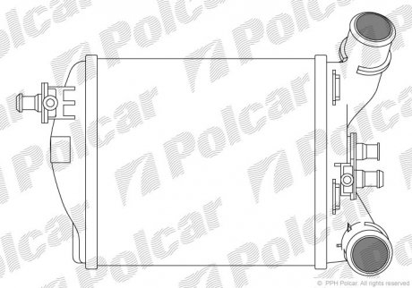 Радиаторы воздуха (Интеркулеры) Polcar 3035J83X (фото 1)