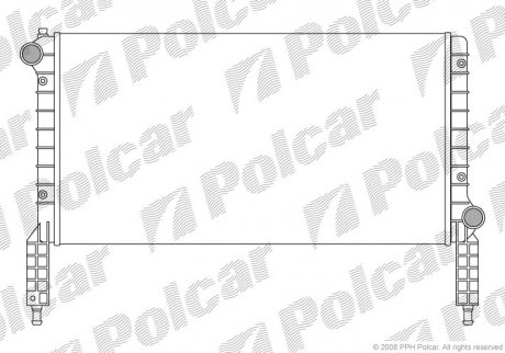 Радиатор охлаждения Polcar 304008-1 (фото 1)