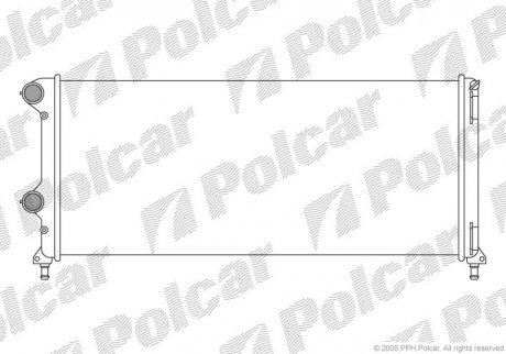 Радіатор охолодження Polcar 304008A5 (фото 1)