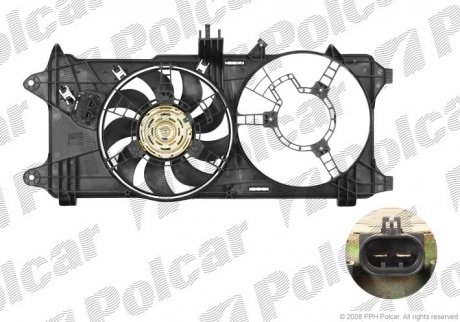 Вентилятор с корпусом/кронштейном Polcar 304023W6