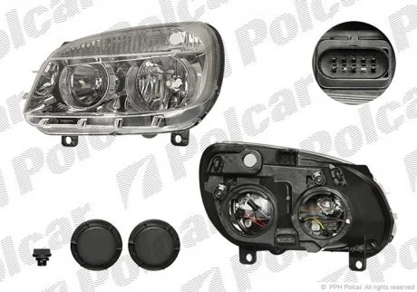 Фара основна Polcar 304110E