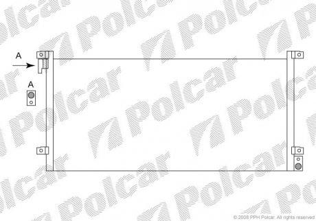 Радиаторы кондиционера Polcar 3052K81X (фото 1)