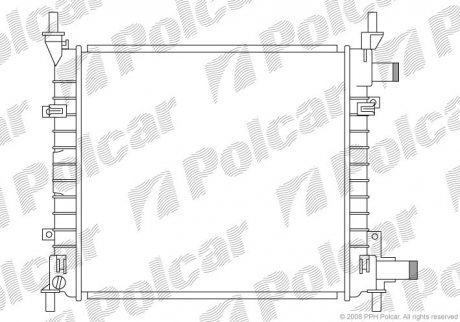 Радіатор охолодження Polcar 3200082X (фото 1)