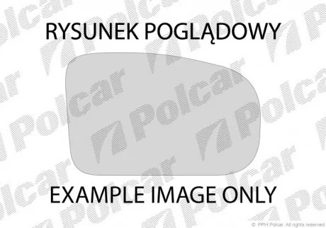 Стекло зеркала внешнего Polcar 320554-E (фото 1)