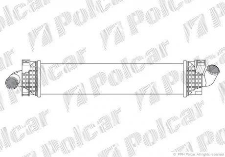 Радіатор повітря (інтеркулер) Polcar 3205J8-1