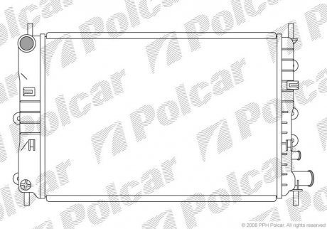 Радіатор охолодження Polcar 320608-3 (фото 1)