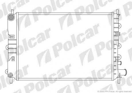 Радіатор охолодження Polcar 320608A3 (фото 1)